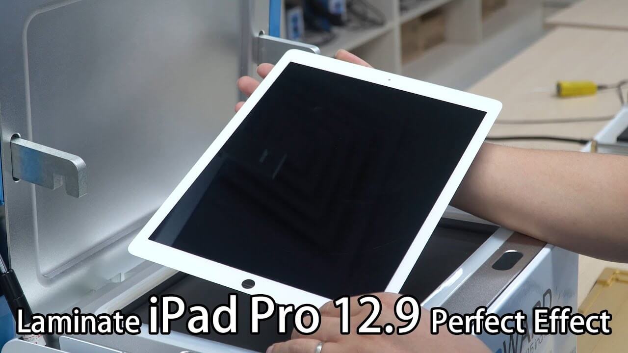 Apple iPad Pro 12.9 Inches Touch Glass Replacement With CEO-2+ OCA Lamination Machine - How To