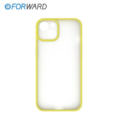 FW-KZ3 Skinnable Blank Phone Case For iPhone 13 Youthful & Skin-Feeling Lemon Yellow back