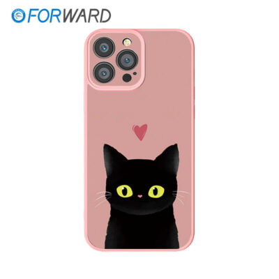 FORWARD Finished Phone Case For iPhone - Animal World FW-KDW030 Sakura Pink