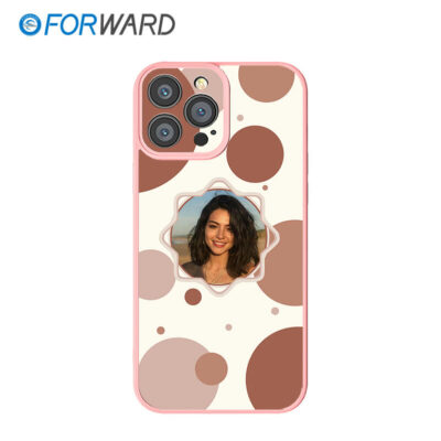 FORWARD Finished Phone Case For iPhone - Customize Your Uniqueness Series FW-KDZ013 Sakura Pink