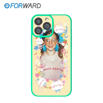 FORWARD Finished Phone Case For iPhone - Customize Your Uniqueness Series FW-KDZ015 Fresh Green