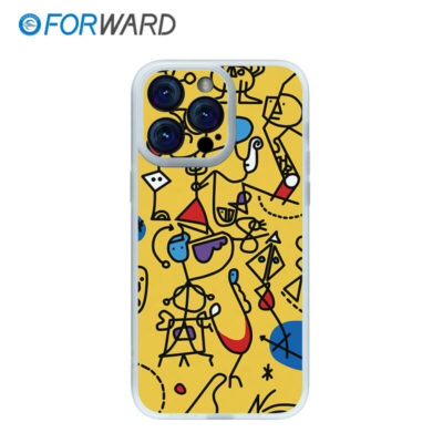 FORWARD Finished Phone Case For iPhone - Graffiti Design Series FW-KTY003 Wedding White