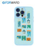 FORWARD Finished Phone Case For iPhone - On The Way Series FW-KZL001 Ivy Blue