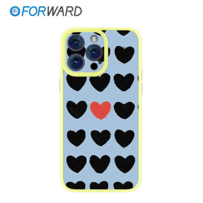 FORWARD Finished Phone Case For iPhone - Take Me To Your Heart Series FW-KZJ006 Lemon Yellow